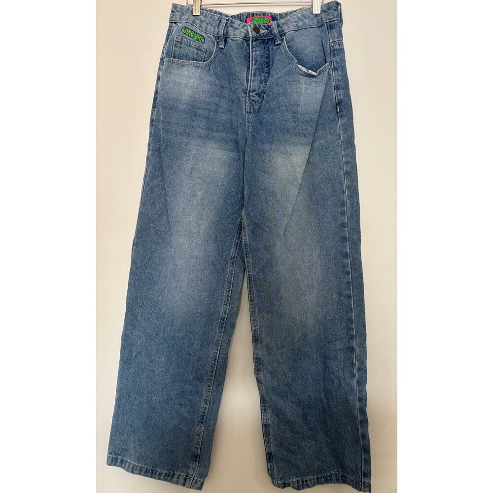 Empyre Wide Leg Jeans Womens Size 6 Blue Denim